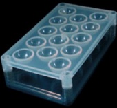 Планшетка Экросхим: для капельных реакций 14 ячеек ПЭ