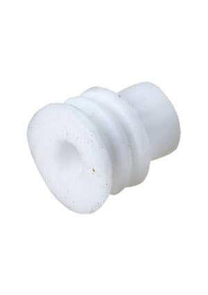 TE-178 018 БЕЛЫЙ, TE-178 018, Фиксатор для провода, dвнеш.=0.80мм, dвнут.=0.60мм, белый