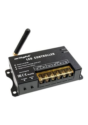 LN-RF-8B, Контроллер, 5-24V, 120-576W,ПДУ сенсор 2,4G