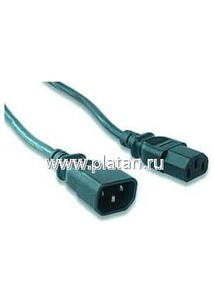 PC-189-VDE (SCZ-10), Кабель сетевой 220в.(системный блок-монитор) 1.8м.