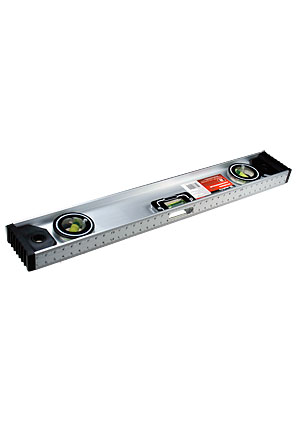 34020, Уровень алюминиевый "Рельс",40см,3глазка(1-поворот)