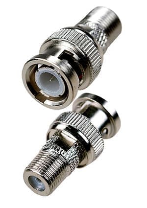 05-3201, переходник BNC штекер - F гнездо