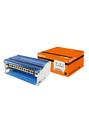 SQ0801-0011, Шина "N" нулевая на DIN-рейку в корпусе 4х15групп
