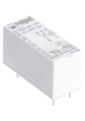RM87N-2021-25-1012, Реле 12VDC 1 Form A 250VAC/12А