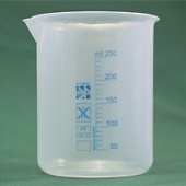 Стакан низкий Экросхим со шкалой: 250 мл ПП