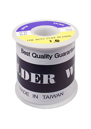 SOLD.WIRE, 1.0MM, 1LB/ROLL (SN 63%), 63%Sn припой-проволочный 1мм с канифолью 454г