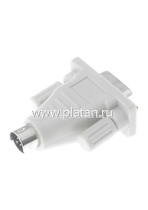 AD-007 DB9F - miniDIN 6M, Переходник для мыши