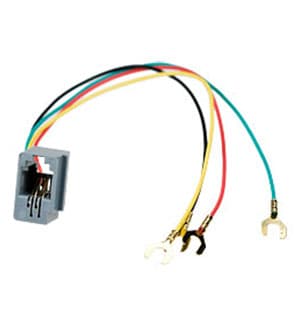 05-1103, розетка телефонная 4р4с пласт. 616е с отводами 150мм(fd-6041)