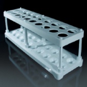 Штатив для пробирок Экросхим: 20 гнезд, h=75 мм ПП