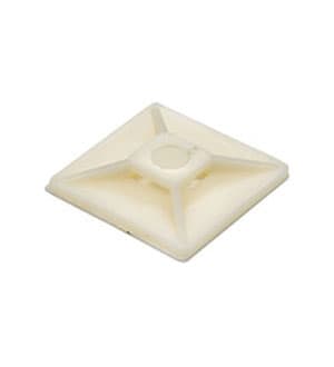 07-2040 100ШТ БЕЛАЯ, 07-2040, Площадка под хомут 40 мм х 40 мм, упаковка 100шт.,белая