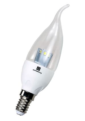 NS-B35-A3-CW, Лампа светодиодная 3W 230V E14 6000K 180lm 130x35mm