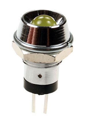 L-609Y, Светодиод с держателем желтый d=8.5мм