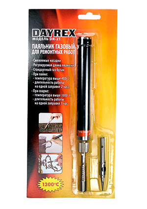 DAYREX-21, Паяльник газовый