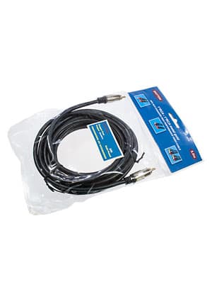 3-0313-5.0, Шнур A/V 1-1 RCA мetal-gold, d=6 мм, 5.0 м