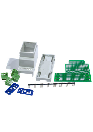 КИТ-082, набор монтажный на DINрейку 2м 2платы+корп+клеммн