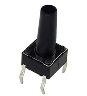 0613HIM-130G-G, кнопка тактовая 6х6 h=13мм (аналог TS-A6PS-130)