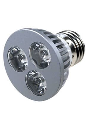 FEX106 E27, 3x1W 220В лампа светодиодная, цвет теплый белый