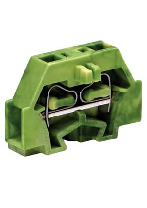 260-307, клеммная колодка 2-проводная 1.5мм2 желто-зел. 400ВА