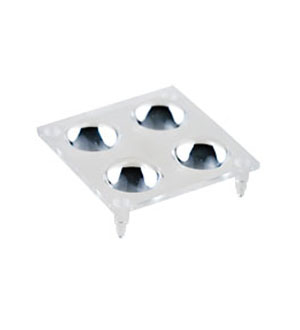 4B3570D, Блок линз для св.диод."Emitting, CREE для 4-х св.диодов