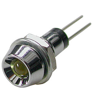 L-603Y, Светодиод с держателем желтый d=8мм