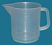 Мензурка Экросхим с ручкой: 1000 мл ПП