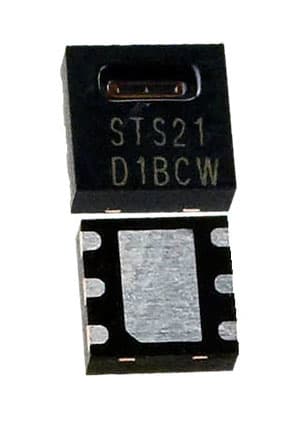 STS21, датчик температуры, +-0,2%, I2C, -40 +125