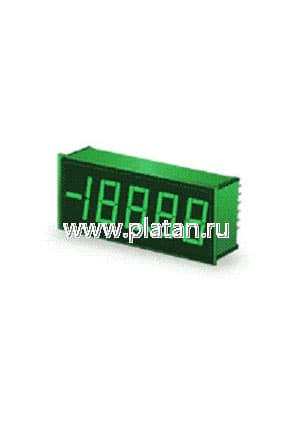 DMS-40PC-2-GS-C, Вольтметр цифровой, измерительная головка до 20В, зеленый 4,5 символа