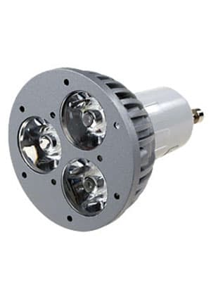 FEX107 GU10, 3x1W 220В лампа светодиодная, цвет теплый белый