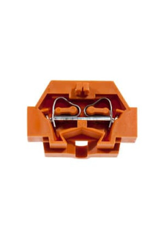 261-306, клеммная колодка 2-проводная 2.5мм2 оранж. 500В/24А