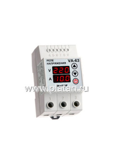 VA-63A, Реле напряжения с контролем тока VA-protector 63A