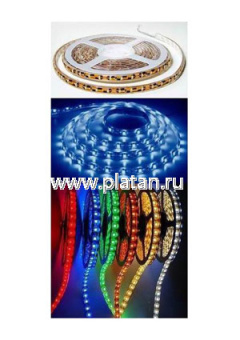 LS606 (141-461), Лента светодиодная 1 метр, 60SMD(5050)/m 14.4W/m 12V красный