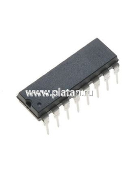 CD74HCT123E, Одновибратор с повторным запуском х 2, [DIP-16]