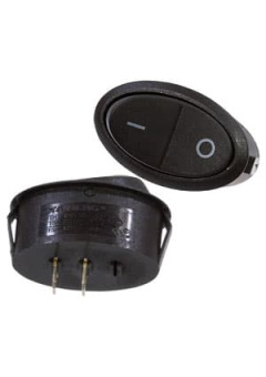 TH19-AS88BA, выключатель ON-OFF 250В 15А черн.