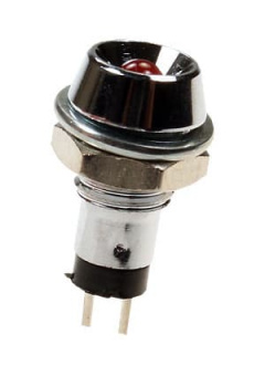 L-603R, Светодиод с держателем красный d=8мм