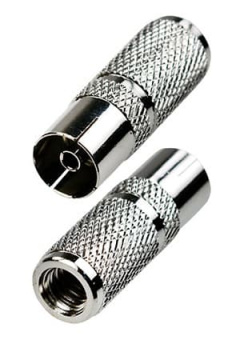 4-021, разъем телевизионный "гн" металл на кабель накрутка