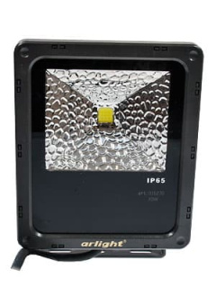 AR-FL-SLIM-10W WHITE 6000 K, прожектор св.диод. Питание 100-240V AC