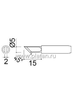 900-M(T)-K, Жало для паяльных станций ELEMENT и LUKEY (кроме V6)