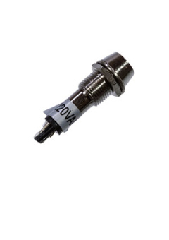 KLS9-IL-M9-03B-N1-R (N-703R), Лампа неоновая с держателем красная 220V