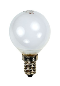 25D1/FR/E14, Лампа  25Вт, сферическая матовая, цоколь E14