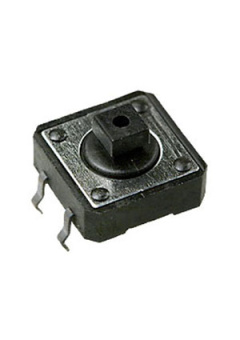 1273HIM-160G-G, кнопка тактовая 12х12 h=7мм (аналог DTS-24N SWT9)