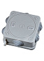 (W)КР2603 КОРОБКА РАЗВЕТВИТ. ОТКР.УСТ. 85Х85Х40