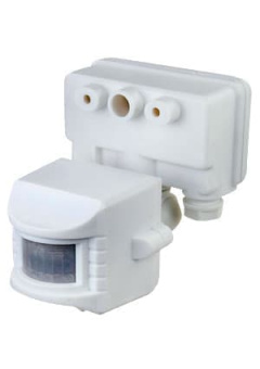LX02/SEN15, датчик движения, 1200W, DD=12m, белый, 120°