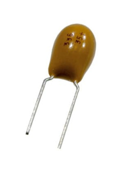 33UF 35V 20 P: 5.08MM, Конд.тант. 33 мкф х 35 в типE 20% выводной