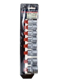 27864-H8, Набор торцевых головок 16-27мм,8предм. STAYER