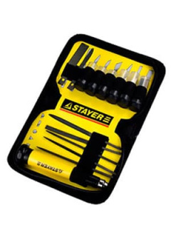 09145-H38, Набор для точных работ38предметов(лезвия и надфили в чехле)