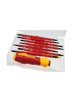 2028E, отвертка с насадками в изоляции 7-в-1