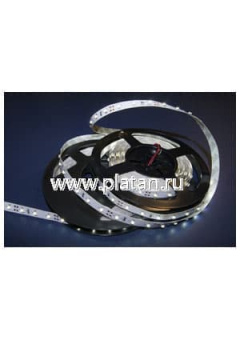 141-356, Лента светодиодная 1 метр, 60SMD(3528)/m, IP65, 12V в силиконе, 8 мм,теплый белый