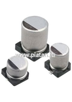 ECAP SMD, 2.2 мкФ, 50В, 105C, 4x5.4, B41121A6225M000, Конденсатор электролитический алюминиевый SMD