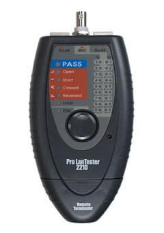 TCT-2210, тестер LAN кабеля RJ45,BNC