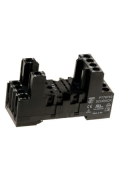 4-1415033-1, PT787401, колодка для реле 4 Form C серии РТ на DIN рейку